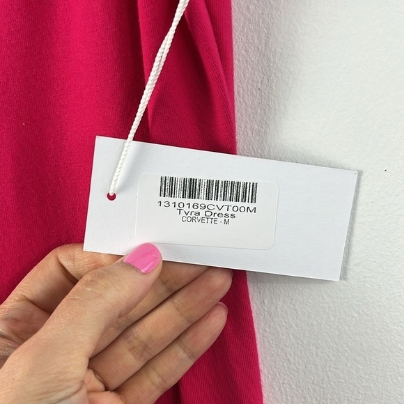 Reformation Tyra Knit Corvette Pink Barbiecore Sleeveless Maxi Dress Womens M - Picture 10 of 13